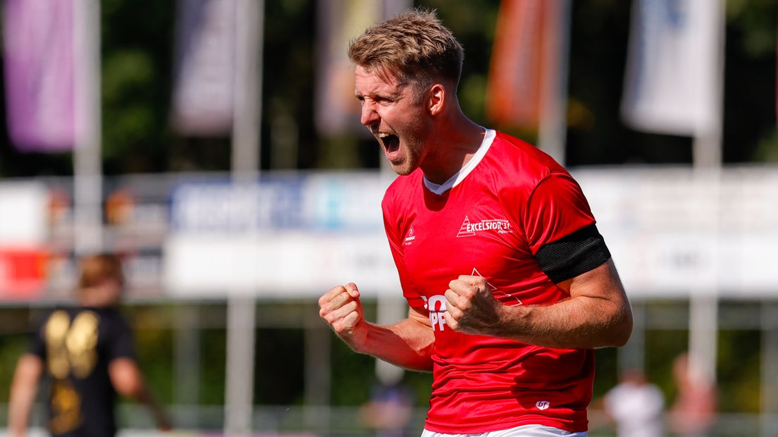 Hemmink maakte (net als Werkhoven) een hattrick voor Excelsior