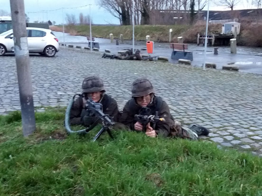 De mariniers in Numansdorp