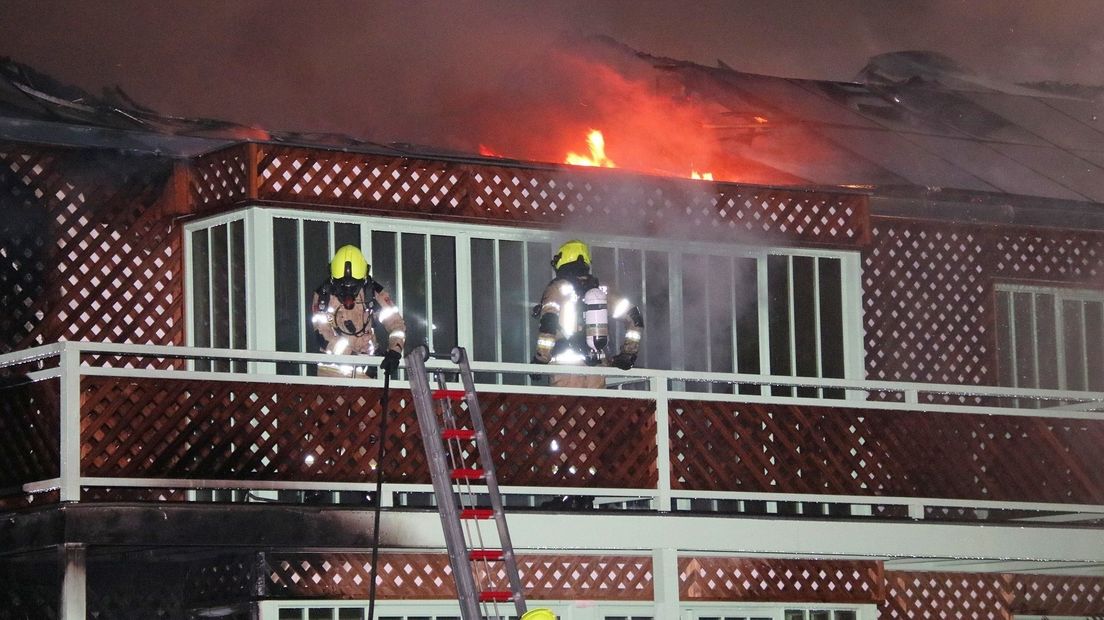 Brand in nieuw te openen hotel Philippine