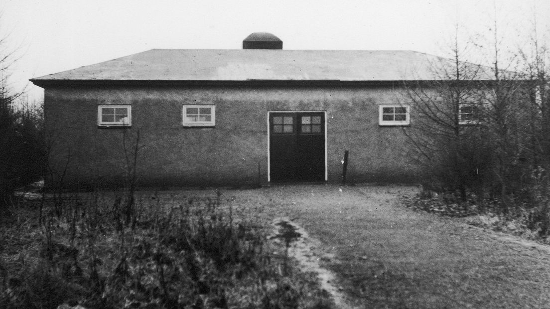 Het afgebroken crematorium van voormalig kamp Westerbork (Rechten: Herinneringscentrum Kamp Westerbork)