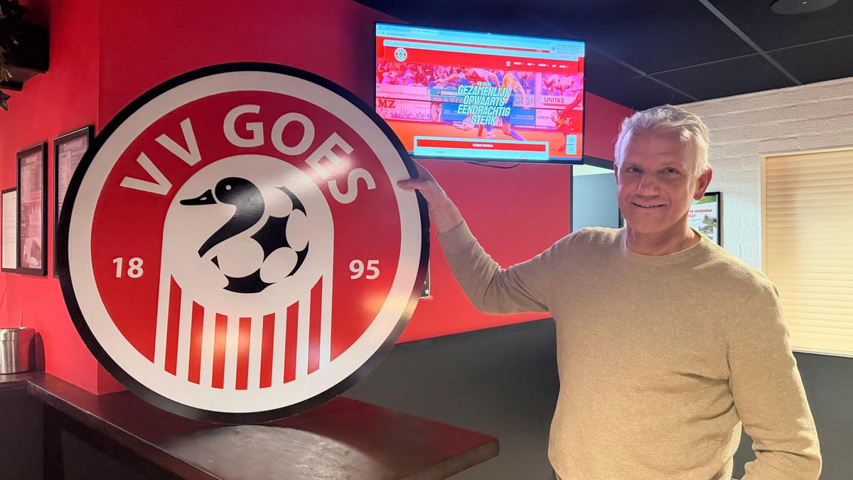 Stokoude voetbalclub GOES presenteert nieuw logo