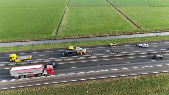 Ongeluk op A12 • meiden bedreigd