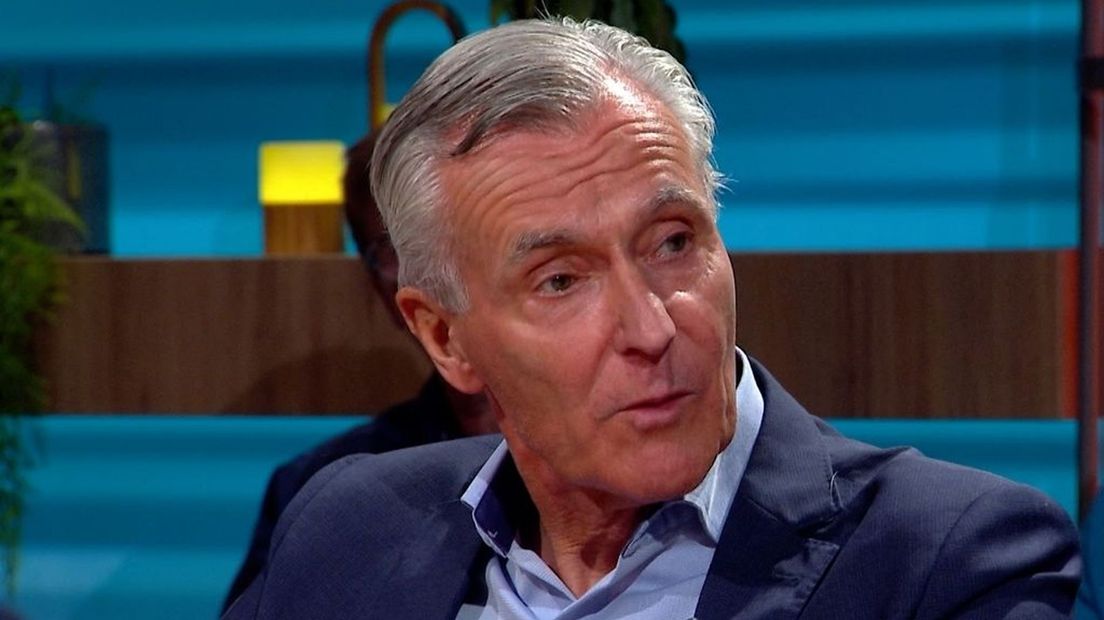 Johan van Kastel tijdens de uitzending van de Week van Gelderland.