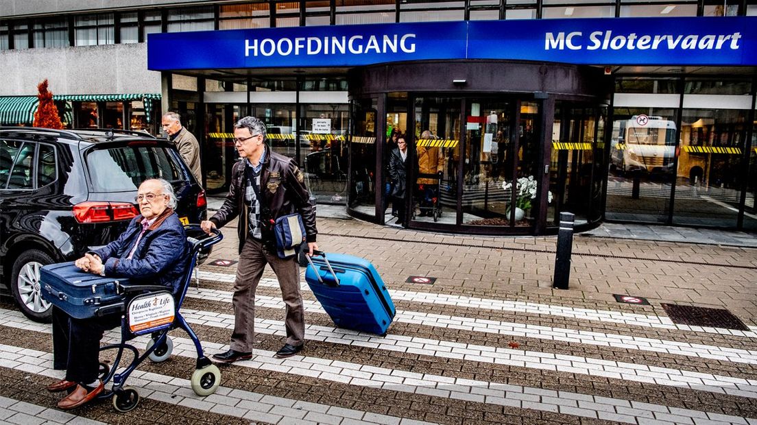 Patienten verlaten het MC Slotervaart omdat het failliet is verklaard
