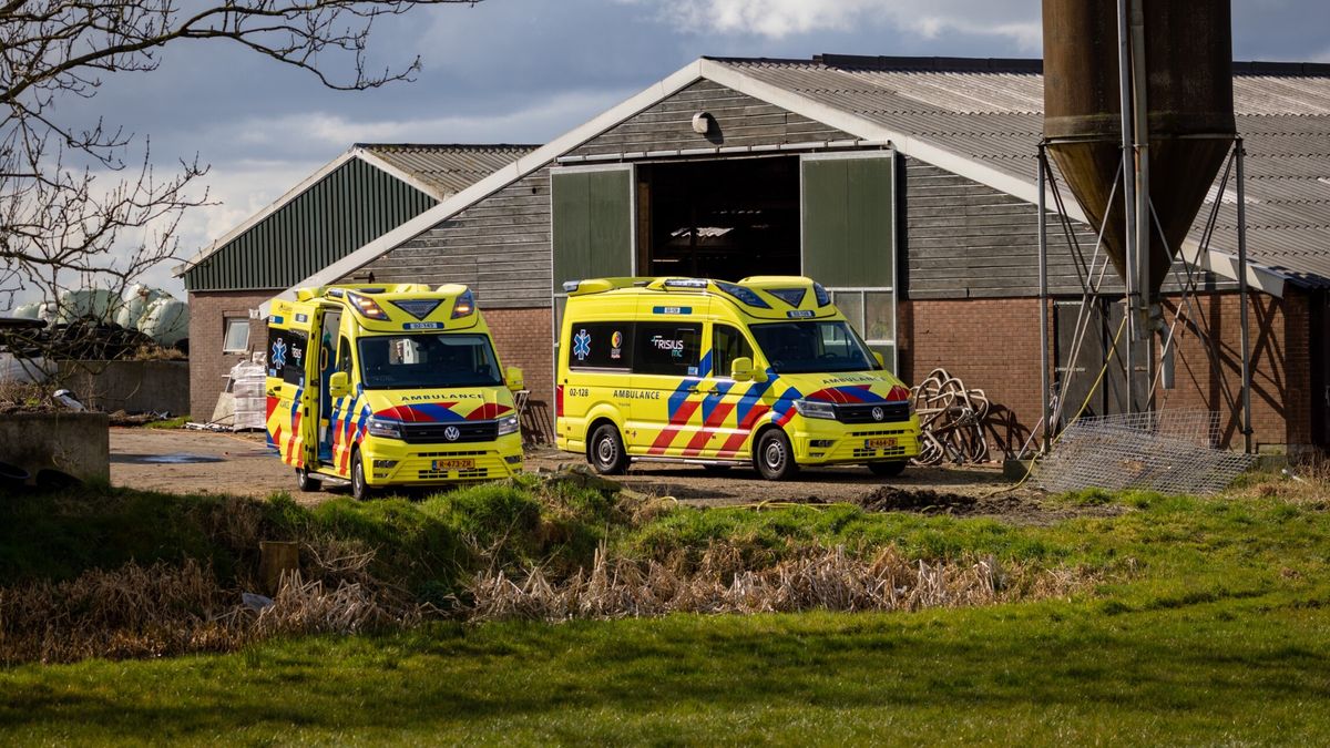 Persoon door dak van koeienstal gezakt bij schoonmaken zonnepanelen in Follega