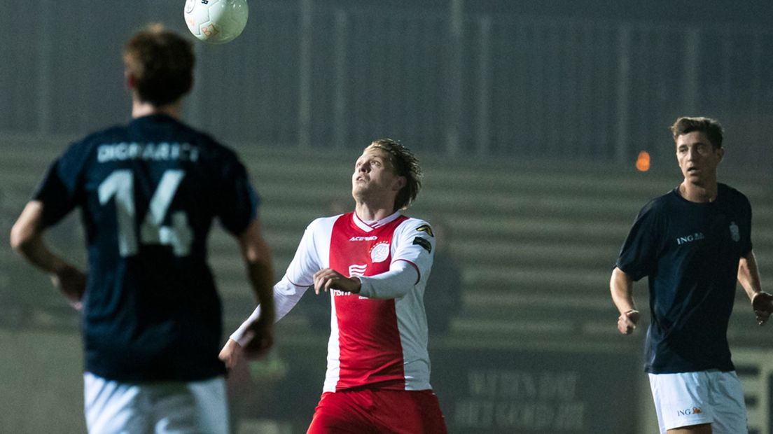 Marciano van Leijenhorst (IJsselmeervogels) is geblesseerd