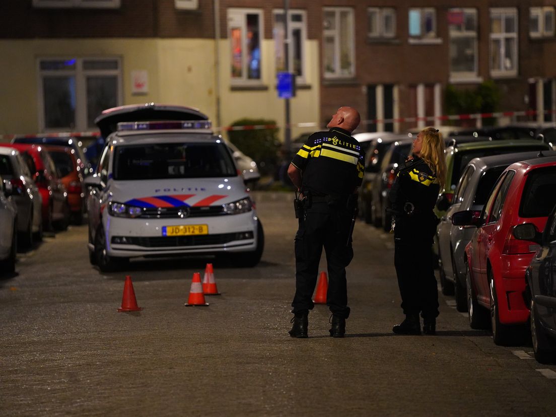 Politieonderzoek in Transvaalstraat (Foto MediaTV)