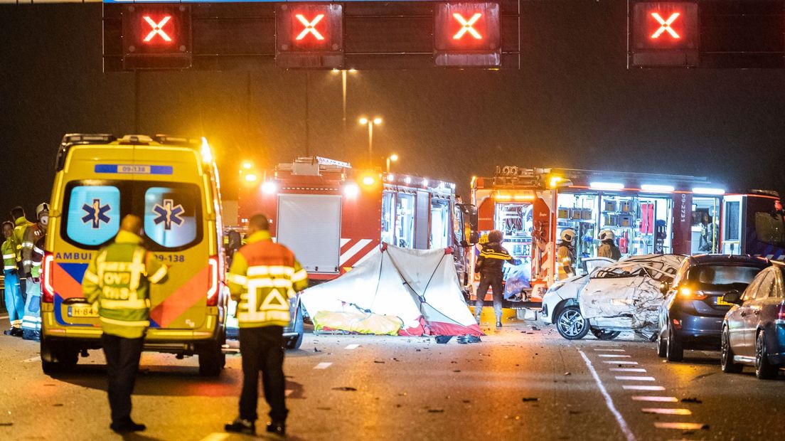Dodelijke crash op A2 bij Nieuwegein