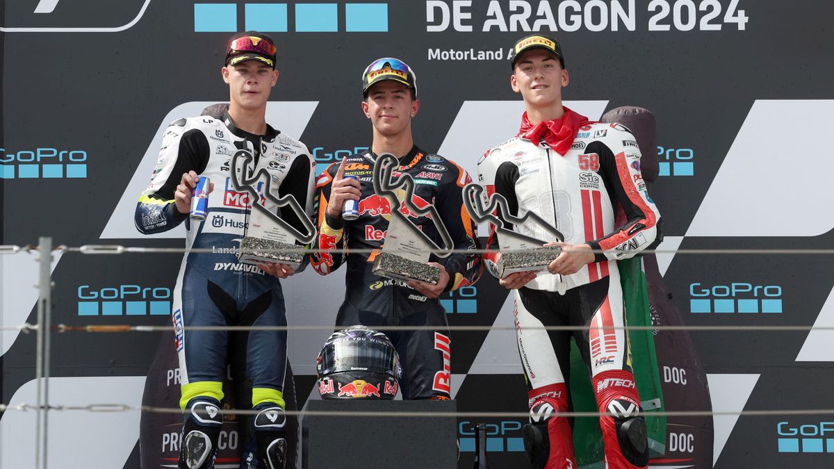 Collin Veijer finisht na inhaalrace op plek twee bij GP van Aragon