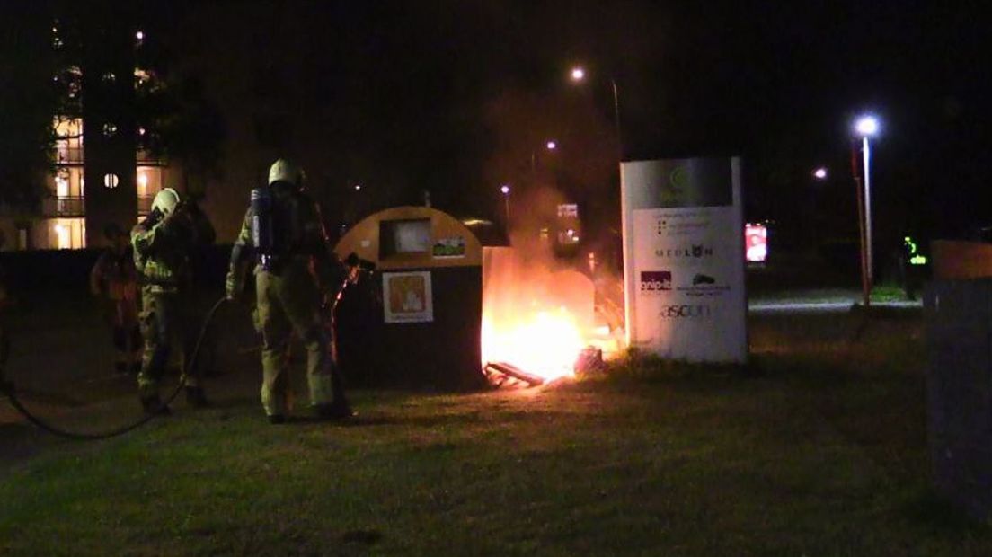 De brandweer had het vuur snel onder controle