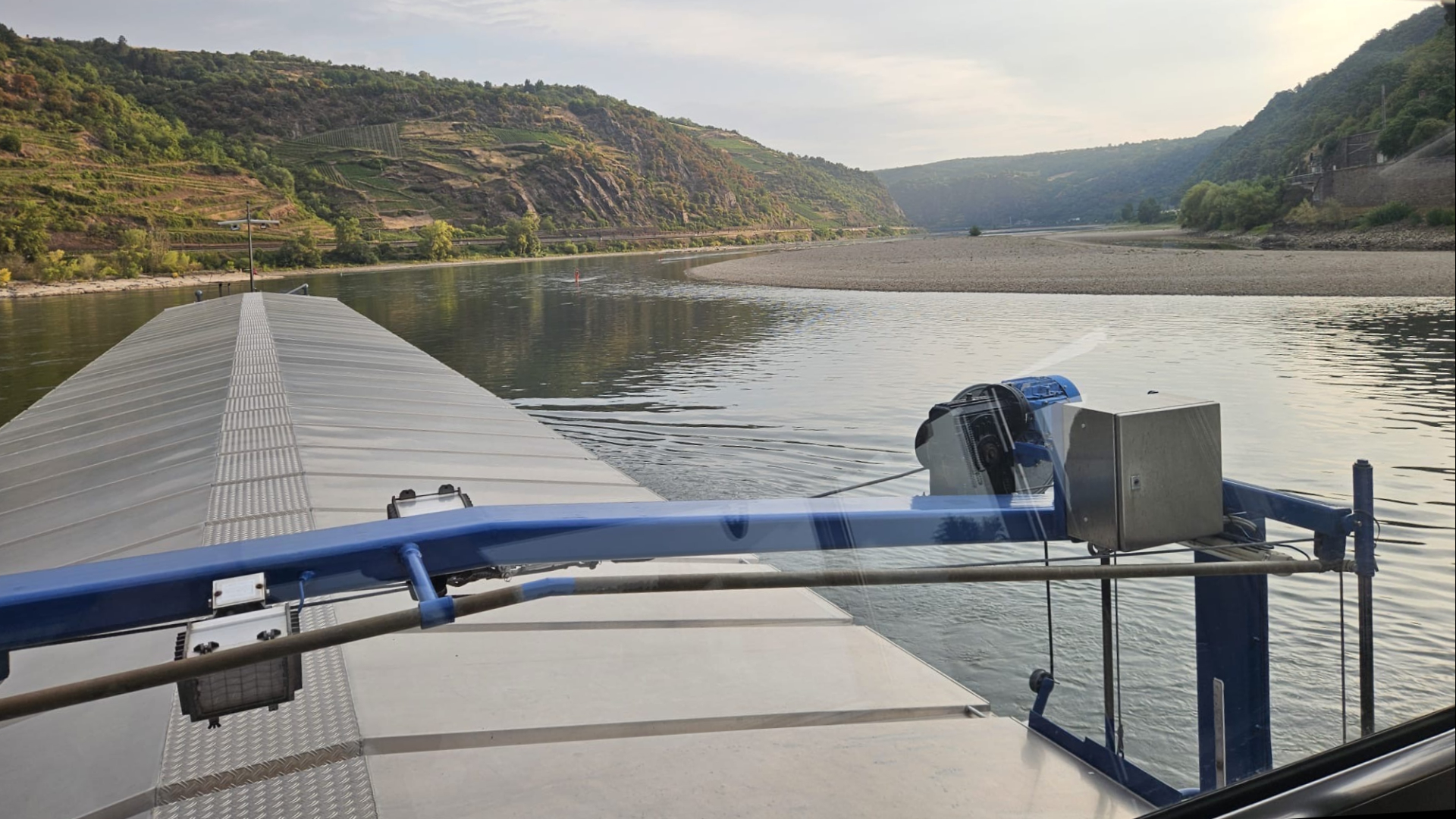 Schepen kunnen minder vracht vervoeren door laag water