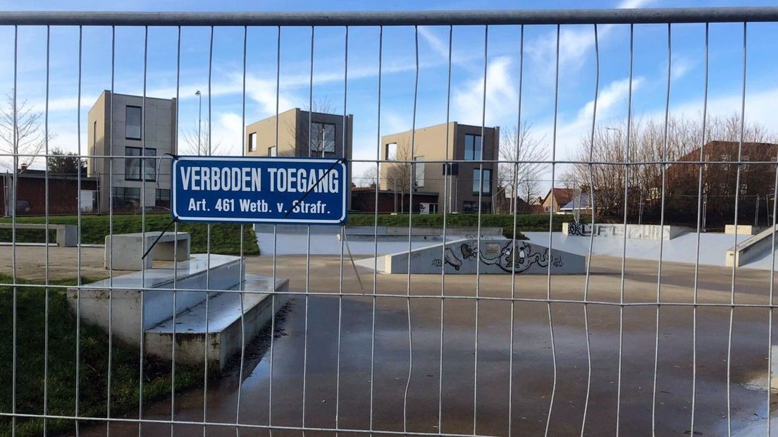 Protest skaters tegen sluiting skatepark Middelburg 2