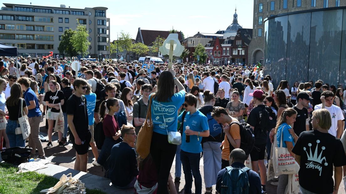 Er zijn 3500 studenten aanwezig in Leiden