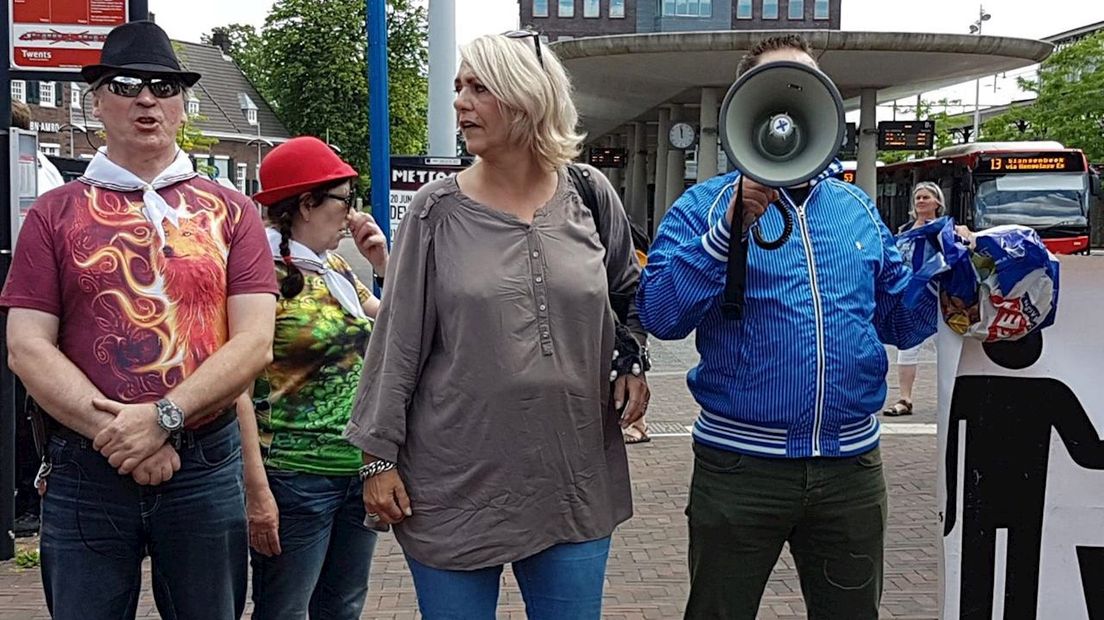 Protest Pegida in Hengelo