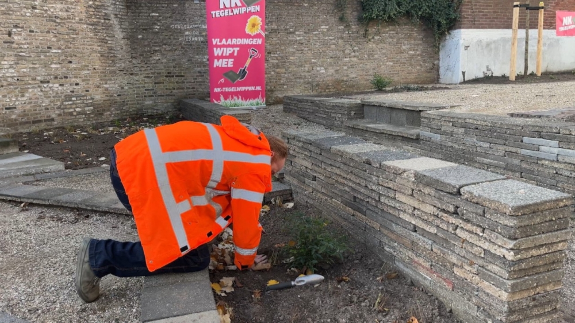 De Dayer was een van de vergroeningsprojecten rond het NK Tegelwippen dit jaar