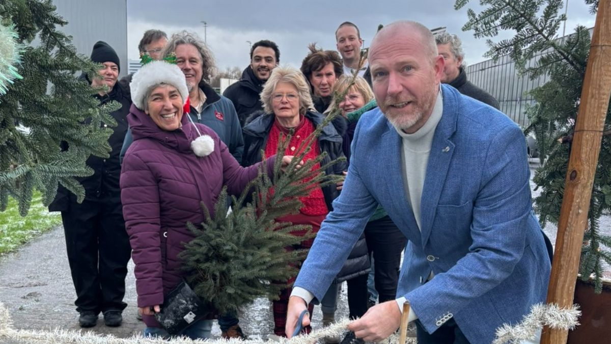 Kerstbomen logeren bij 'hotel': 'Maar als hij doodgaat, krijgen mensen geen nieuwe'
