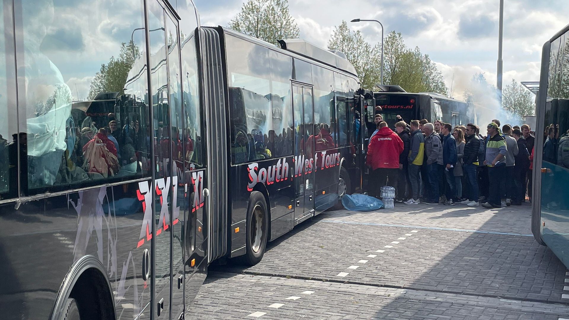 Cambuursupporters willen de bus in