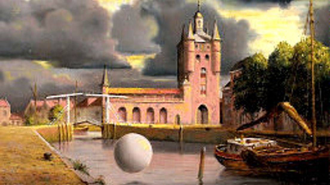 schilderij 'Zuidhavenpoort Zierikzee'