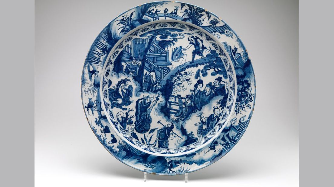 Schotel Delfts Blauw, ca 1691-1721, Lambertus van Eenhoorn