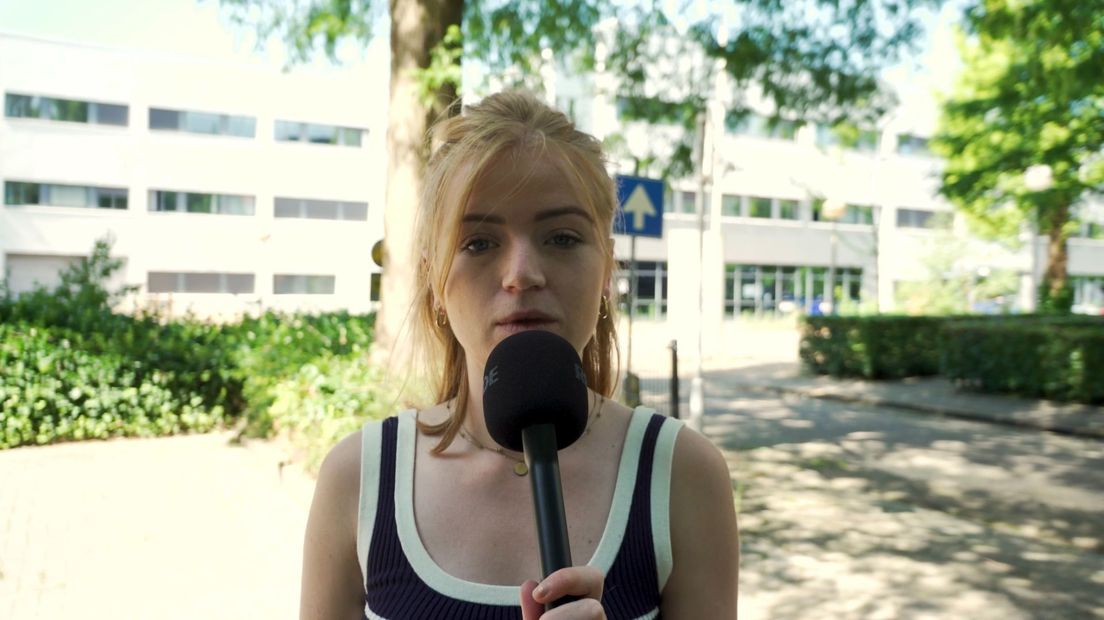 Verslaggever Claire Hartzuiker voor de opvanglocatie