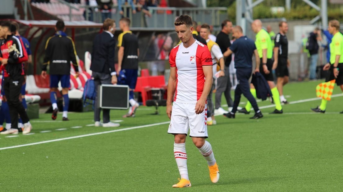 Glenn Bijl is door de tuchtcommissie van de KNVB voor één duel geschorst  (Rechten: Chris Kunst Fotografie)