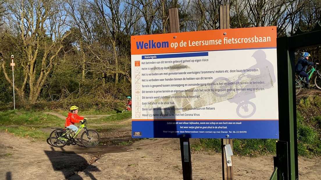 De crossbaan is heel populair in de buurt