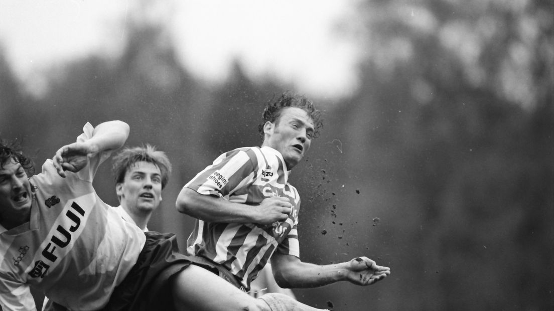 Dirk Heesen in actie voor FC Wageningen