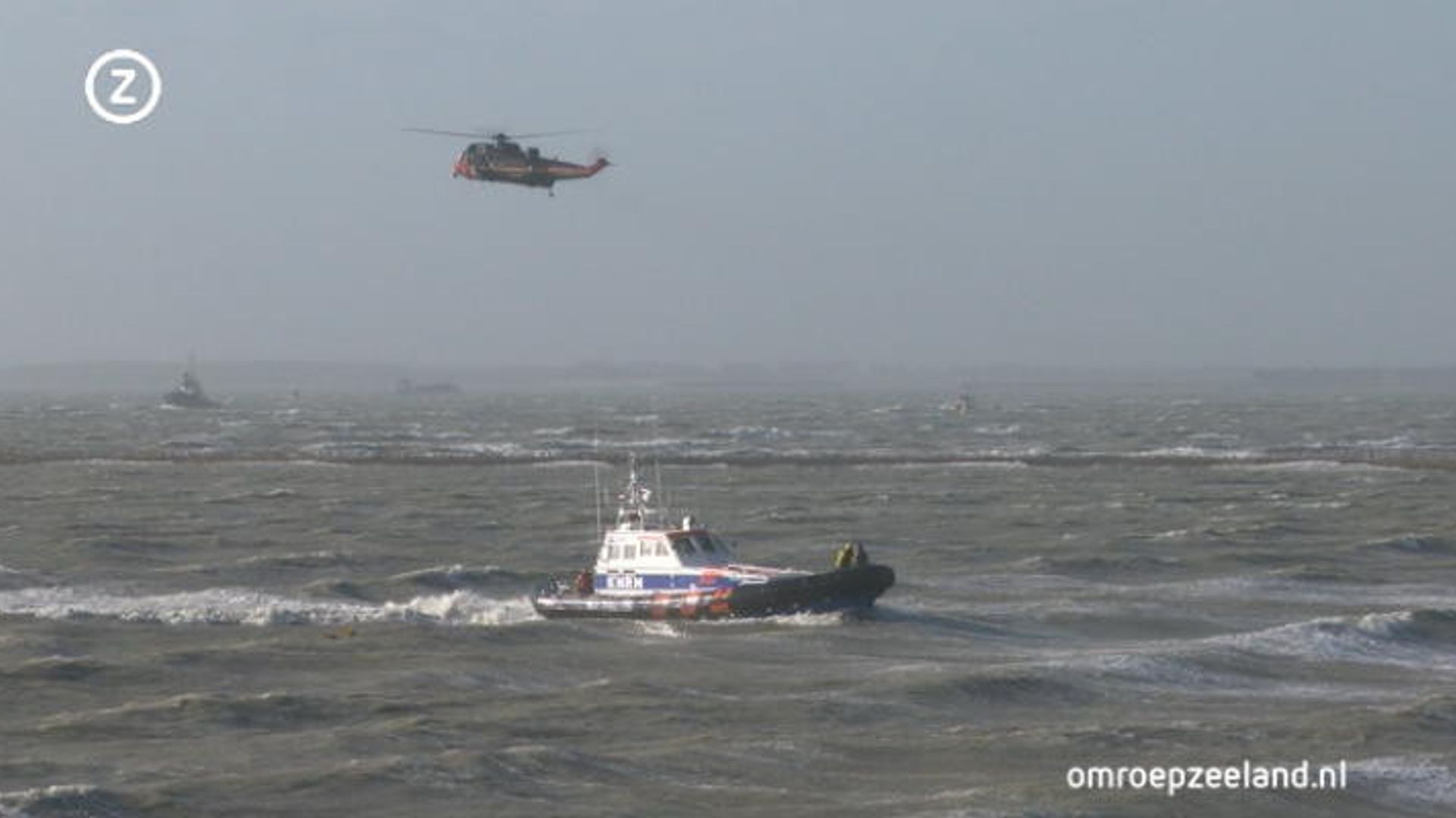 Zoekactie Naar Drenkeling Gezonken Binnenvaartschip Westerschelde ...