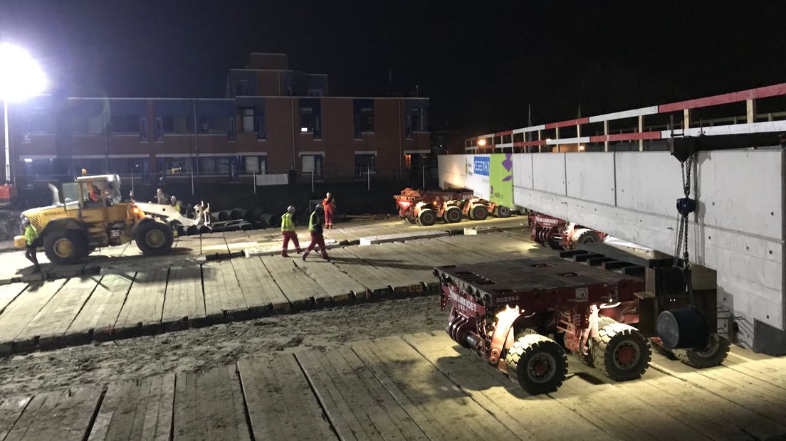 De nieuwe spoorbrug bij Assen-Zuid (Rechten: RTV Drenthe/Jeroen Willems)