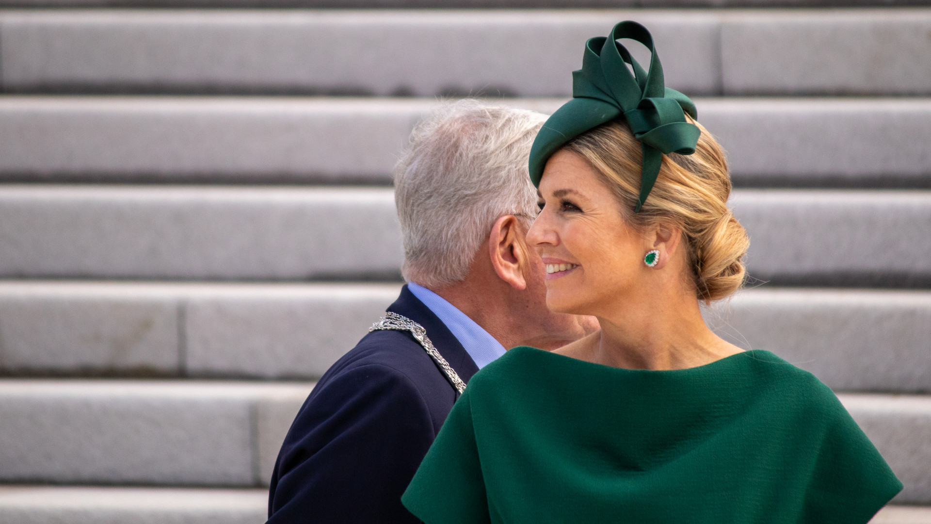 Koningin Máxima op Scheveningen