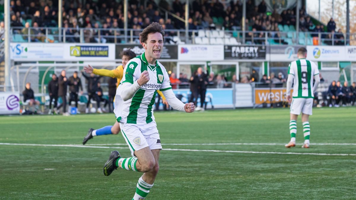 Kloetinge moet genoegen nemen met punt, afwachten hoe groot schade is in titelrace