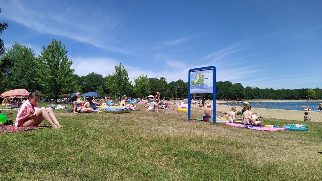 Recreatieplas Bussloo afgelopen Pinksterweekend.