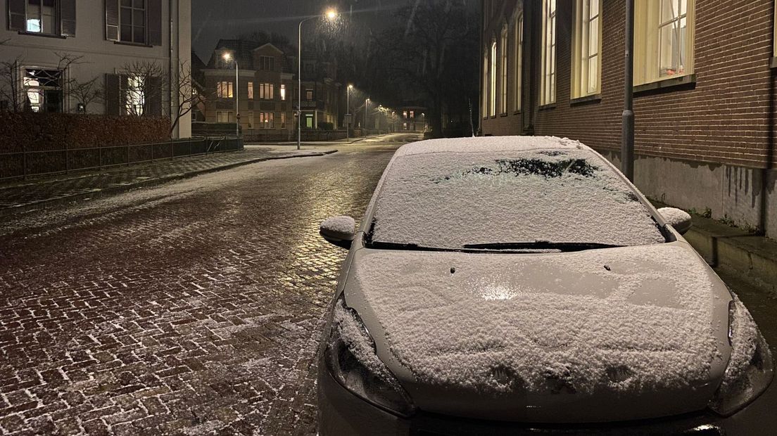 Sneeuw in Drenthe