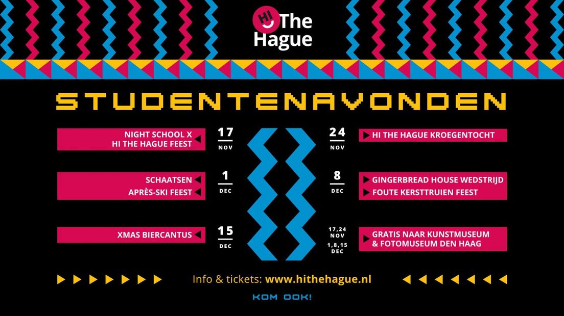 Après-ski, foute kersttruien en een kroegentocht: dit is deze maand de nieuwe studentenavond