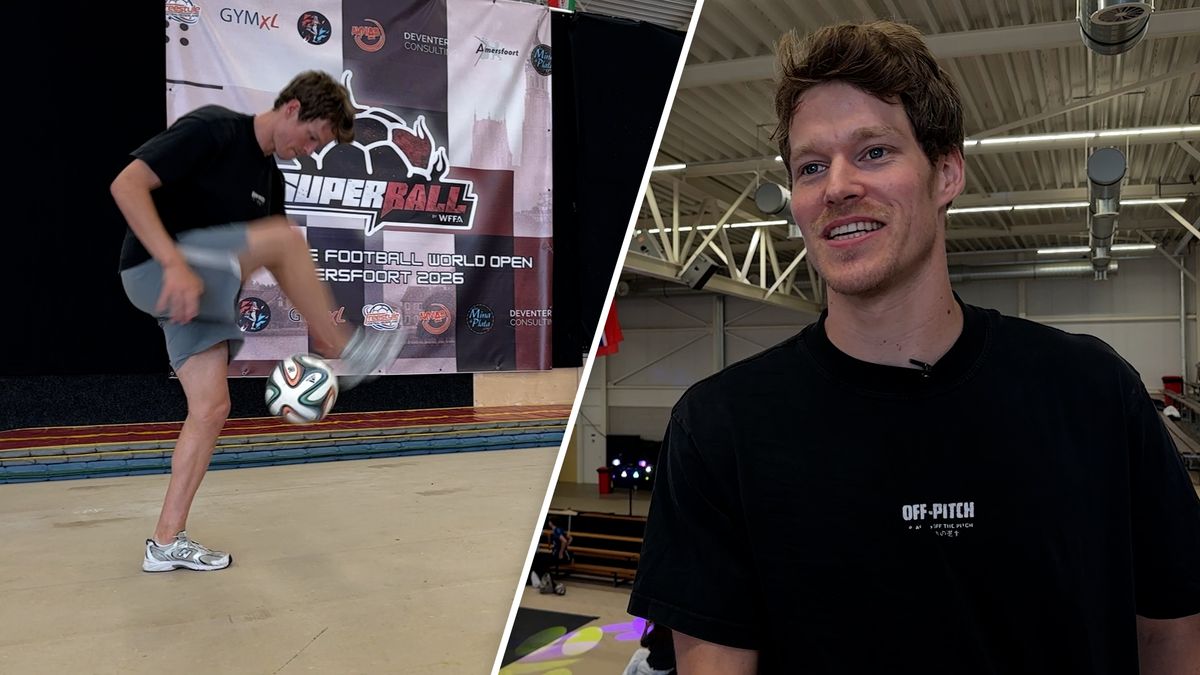 Freestyle-voetballer Jesse hoopt in zijn eigen stad wéér wereldkampioen te worden