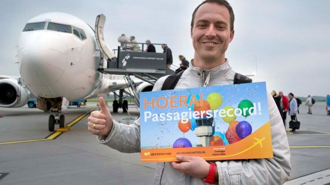 Nieuw passagiersrecord (Rechten: Groningen Airport Eelde)