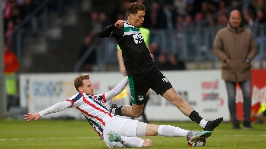Willem II - FC Groningen, Schreuders zorgt voor gelijkmaker, tussenstand 1-1