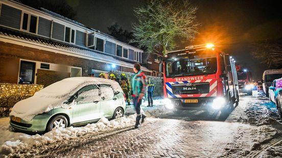 Slapende man ontsnapt aan brand