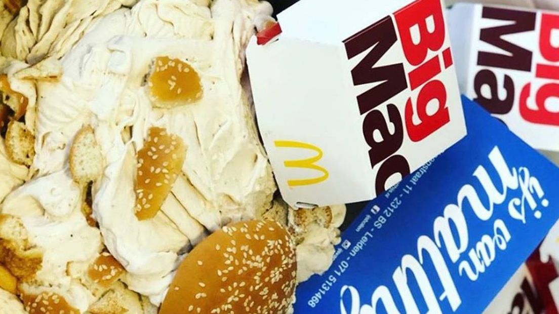 Het ijs met de smaak van Big Mac.