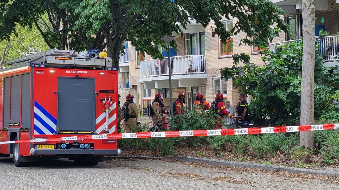 Brandweer bij de Wibenaheerd