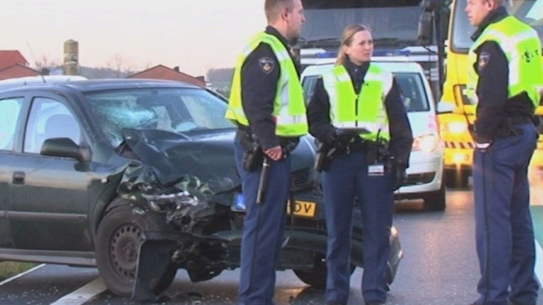 Ongeval op N36 bij Ommen