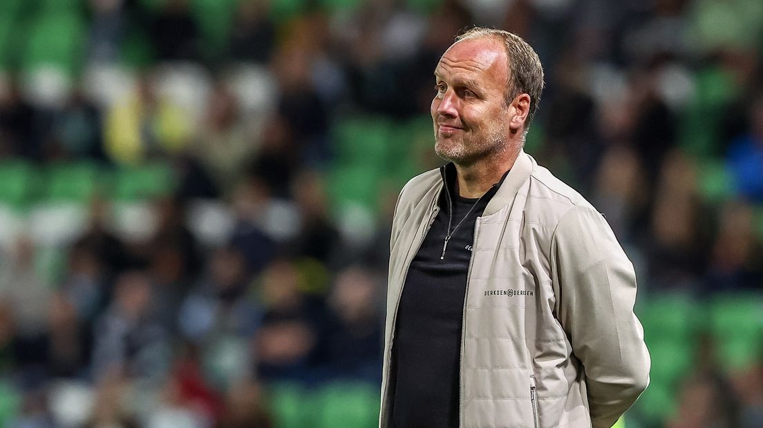 FC Groningen-trainer Dick Lukkien
