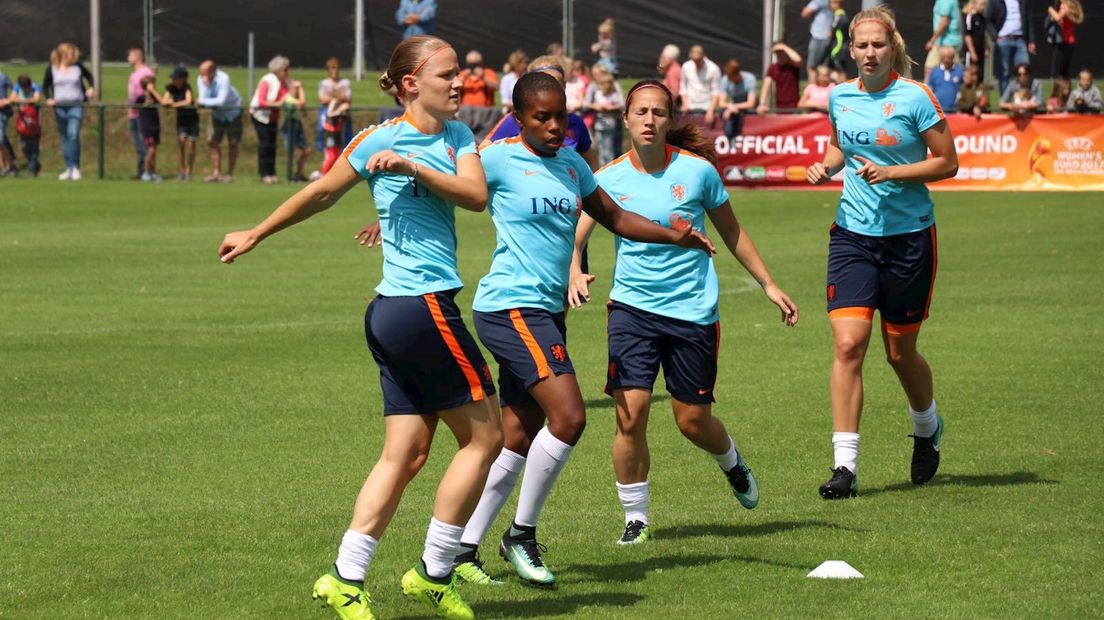 De training in De Lutte