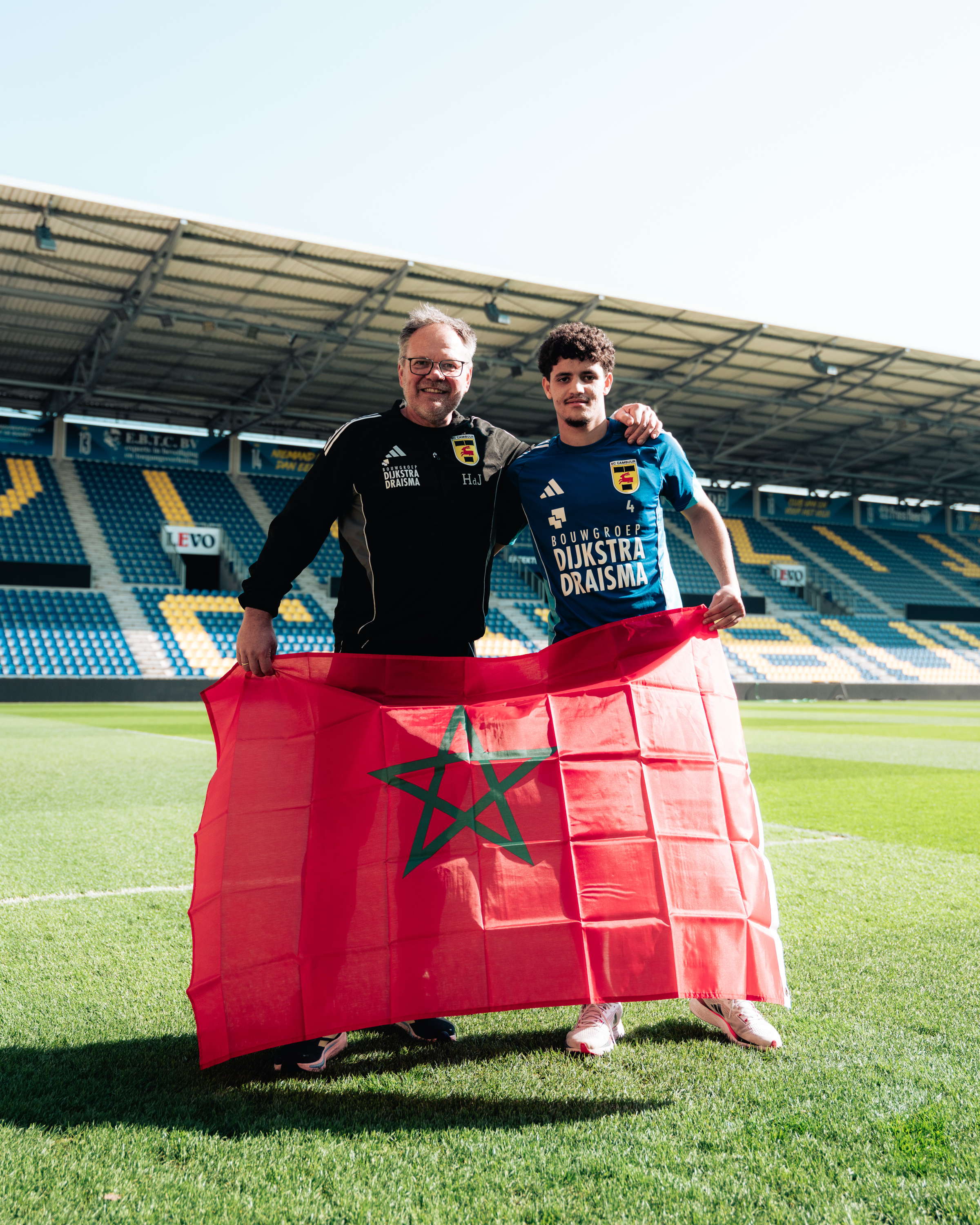 Henk de Jong en Ismaël Baouf