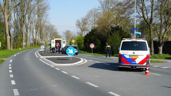 Fietser gewond bij aanrijding op N361. Fietser gewond bij aanrijding op N361.