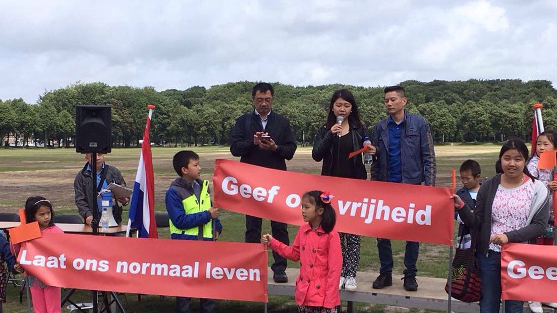 Protest op het Malieveld. Foto Rosa Smit