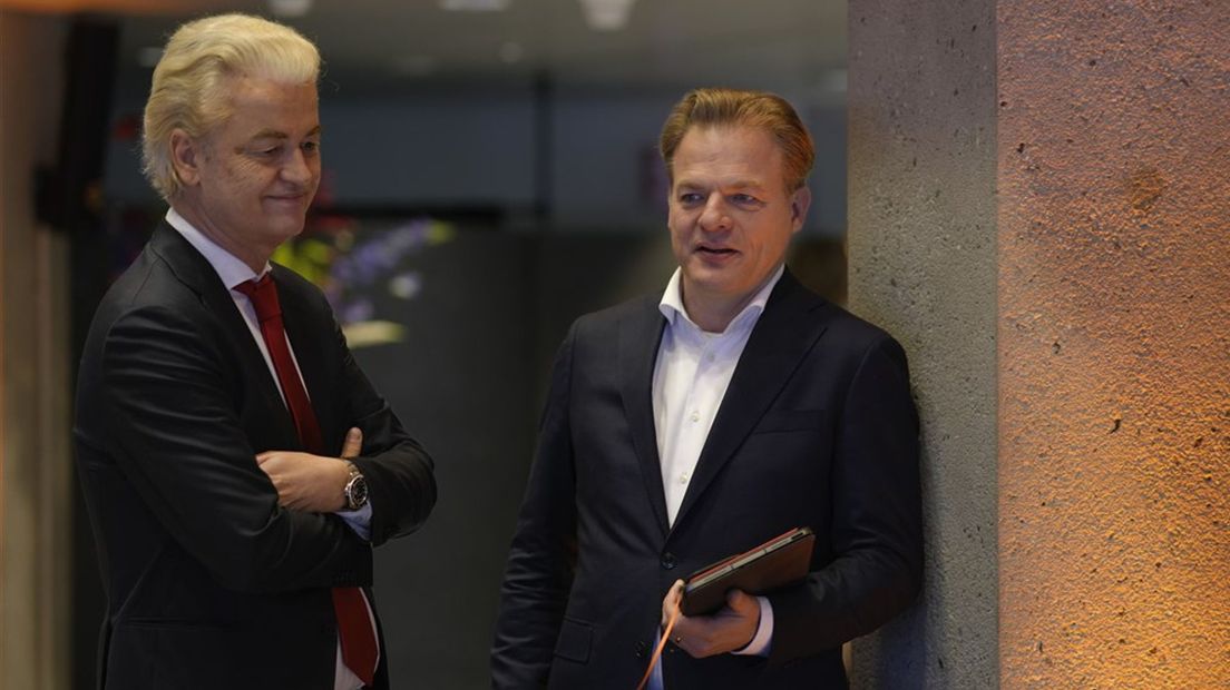 PVV-leider Wilders en NSC-leider Omtzigt