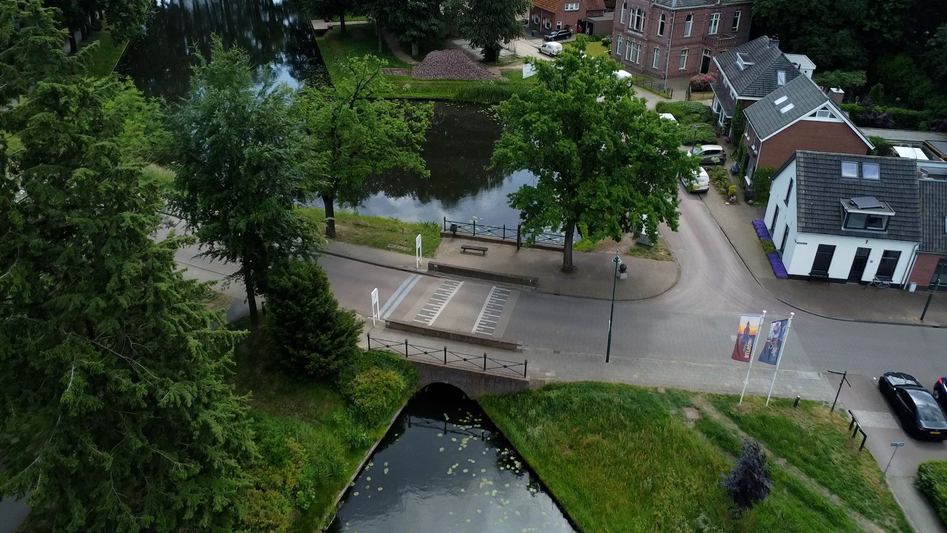 De brug waar het om draait aan de Eibergseweg in Groenlo