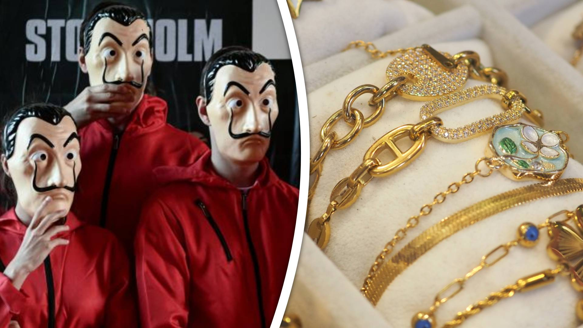 De verdachten waren mogelijk geïnspireerd door serie La Casa de Papel.