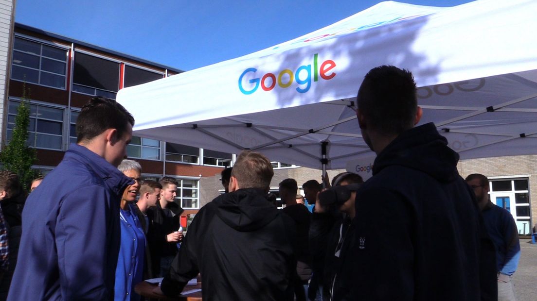 De Google caravantoer bij het Alfa-college in 2019